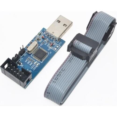 1LOT New USBASP USBISP AVR Programmer USB ISP USB ASP ATMEGA8 ATMEGA128 Support Win7 64