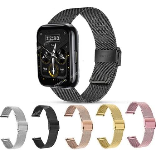 For Realme Watch 2/2 Pro Watchband Milanese Replacement Strap For Realme Watch/Watch S/S Pro Strap 20mm 22mm Sport Bracelet