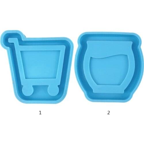 Shaker Quicksand Epoxy Resin Mold DIY Crafts Jewelry Decorations Casting Mold Pendant Silicone Mould