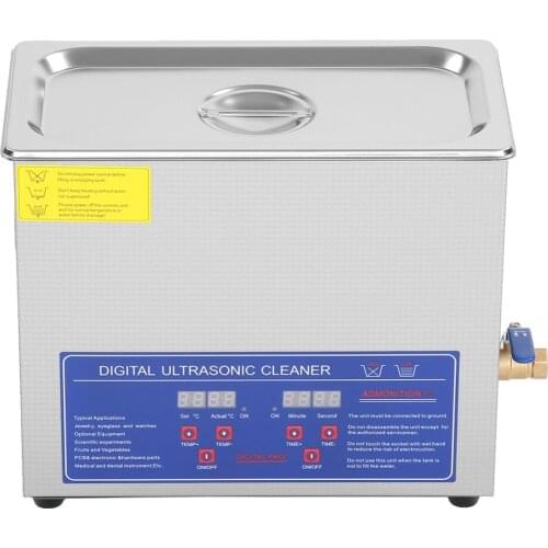 Factory Price 6L Stainless Steel Ultrasonic Cleaner Ultrasonic Cleaner Used For Industrial