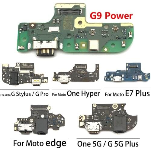 USB Charge Port Dock Connector Charging For Moto One Fusion Edge One 5G G 5G Plus G Stylus G Pro G9 G10 Power E7 Plus One Hyper