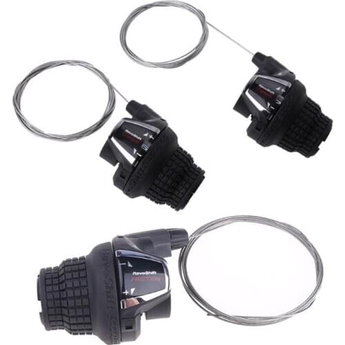 Bicycle Twist Grips Shifter Gear Right Left Hand Lever Derailleur