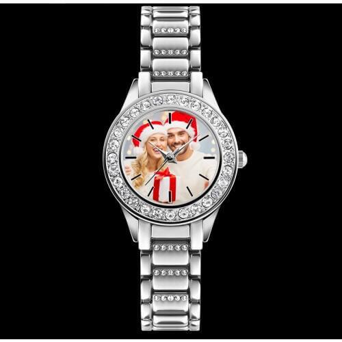 A3303w Photo Printed DIY Quartz Watch Womens Customizable Watches Picture Printing Women Special Wristwatch Anniversary Gift