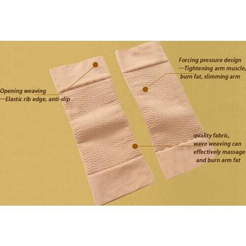 1 Pair Arm Sleeves Shaper Weight Loss Thin Legs Slimmer Wrap Belt Arm Warmers MC889