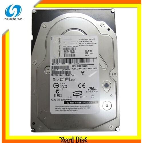 The 100% tested mobile hard disk is suitable for 36G 15K SAS 3.5" 39R7346 26K5840 40K1042