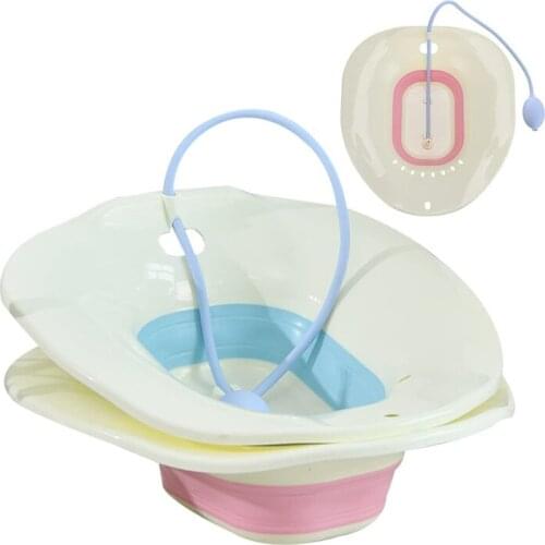2Pcs Seat-foldable SToilet Tool YoniSteam Soothes Gynecological Inflammation Prostatits Hemorroids Yoni Sitz Bath Female Hygiene