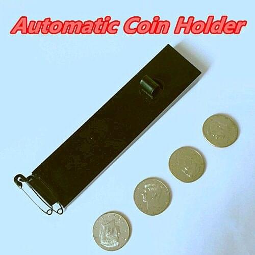 2016 New Arrivals Automatic Coin Holder - Magic Tricks,Close Up,Stage,street,illusion,Fun,Mentalism,Accessories,gimmick