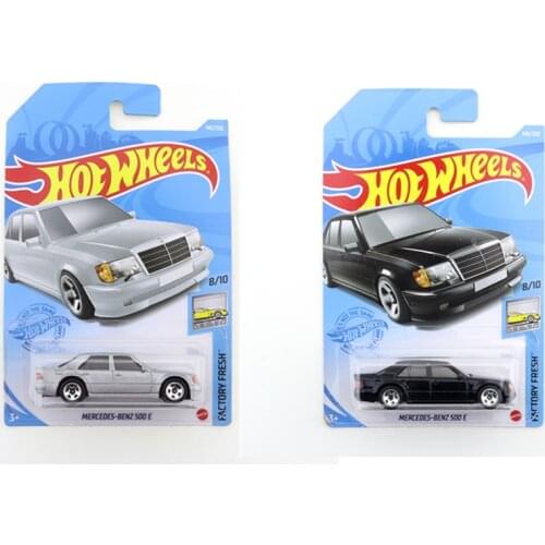 2021-145 Hot Wheels MERCEDES-BENZ 500E Mini Alloy Coupe 1/64 Metal Diecast Model Car Kids Toys Gift