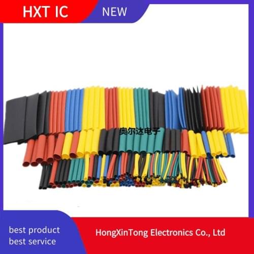 328PCS Heat Shrink Tube Polyolefin Colorful Cable Sleeves Retractable Kit with 2:1 Shrinkage Retractable Wire Sleeves