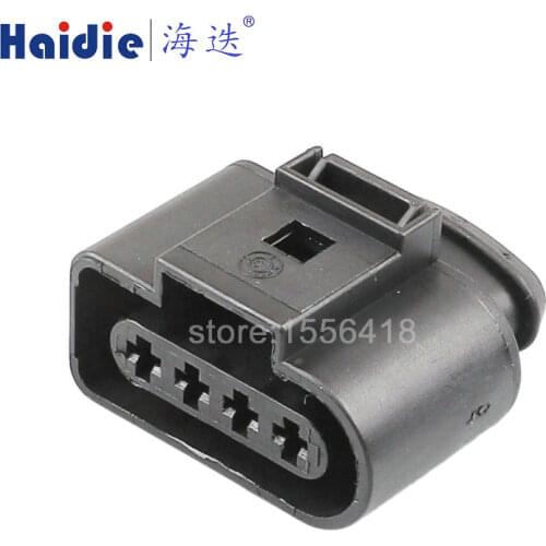 5sets 4Pin 3.5mm Pigtail Plug Wiring Connector case VW Jetta Golf Passat Beetle 1J0 973 824 1J0973824