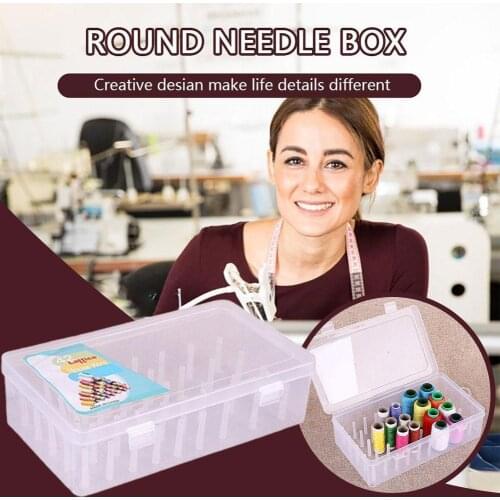 Sewing Thread Storage Box 42 Pieces Spools Bobbin Carrying Spool Craft Case Spools Case Organizing Holder Sewing Container J4M9