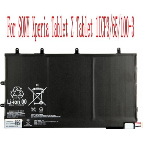 New High Quality 6000mAh LIS3096ERPC Battery For SONY Xperia Tablet Z Tablet 1ICP3/65/100-3 Cell Phone