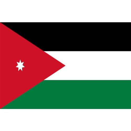 Yehoy hanging 90*150cm Hashemite Kingdom of Jordan Flag For Decoration