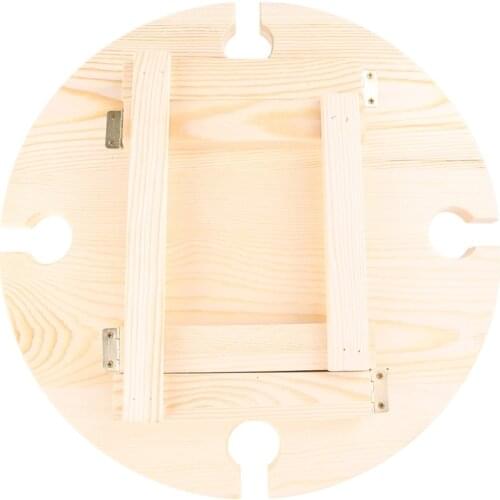 Wooden Outdoor Wine Holder Picnic Table Outdoor Portable Picnic Table Portable Mini Table Beach Desk