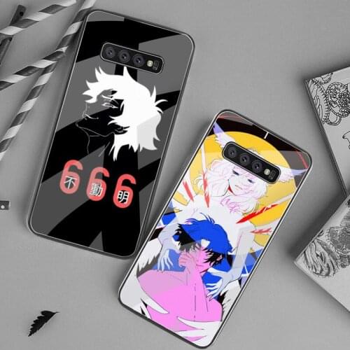 Devilman Crybaby Luxury Phone Case Tempered Glass For Samsung S20 Plus S7 S8 S9 S10 Plus Note 8 9 10 Plus