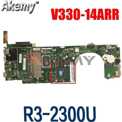 LA-F485P For Lenovo V330-14ARR V330-15ARR Laptop Motherboard 5B20R27353 w/ Ryzen R5-2500U CPU + 4GB RAM + 2GB GPU