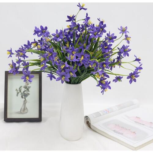 Artificial orchid flowers plastic orchid fake orchid bouquet potted plant Flower arrangement for home party decoration