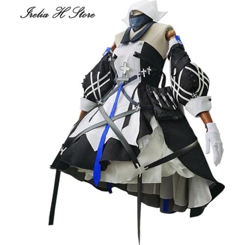 Game Arknights Cosplays Whisperain Cosplay Formal Dress Costume Halloween Cosplay Costume