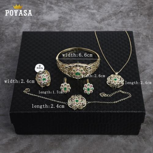 Moroccan Caftan wedding gold jewelry set for women new design gold jewelry set fashion jewelry set free shipping