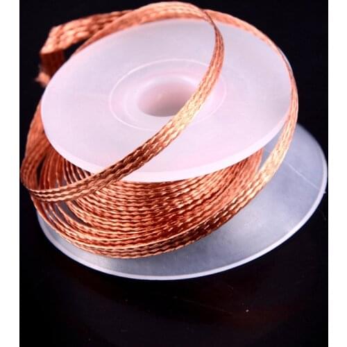 1.5mm 2mm 2.5mm 3mm Width 1.5M Length Desoldering Braid Welding Solder Remover Wick Wire Lead Cord Flux BGA Repair Tool
