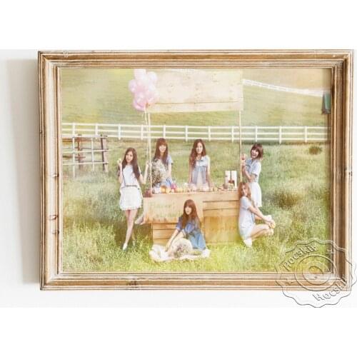 Female Music Group Apink Fashion Magazine Poster, K-pop Star Portrait Fans Collection, Sweet Girl Pastoral Style Modern Decor