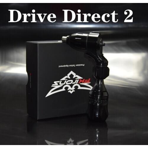 Adjustable Drive Direct 2 Swiss Motor Rotary Tattoo Machine 2.8mm 3.4mm 4.0mm Stroke With 32mm Grip Free Shipping
