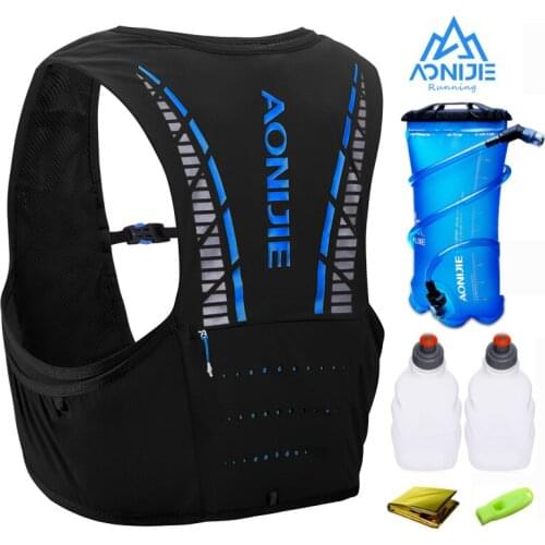 AONIJIE C933 250ML Trail Running Backpack 5L Lightweight Hiking Racing Cycling Marathon Hydration Vest Rucksack Optional Bottles
