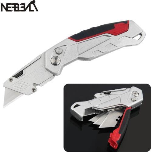 Electrician Folding Knife Included 5 Pcs Steel Blade For Outdoor Camping Cutting Paper cut Plastic pipe Multipurpose Easy Carry