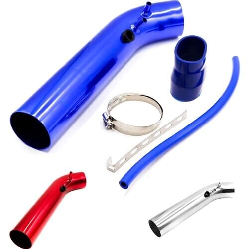 Universal 76mm Car Cold Air Filter Aluminum Alloy Mushroom Head Pipe Hose Kit Intake Auto Accessorie