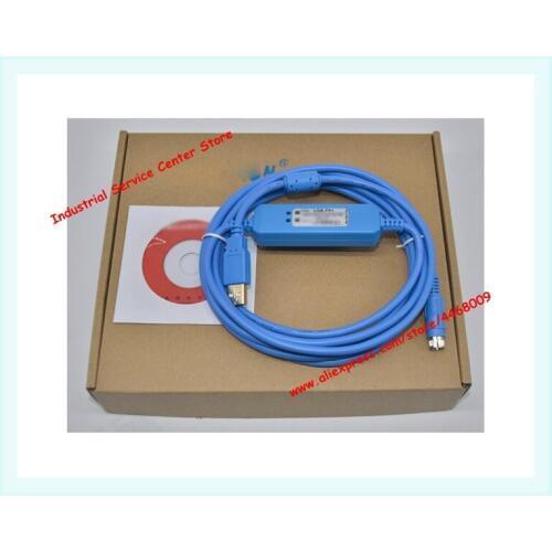 USB-FP1 Suitable For FP1 Series PLC Programming Cable Data Download Cable Round Head 8 Pin