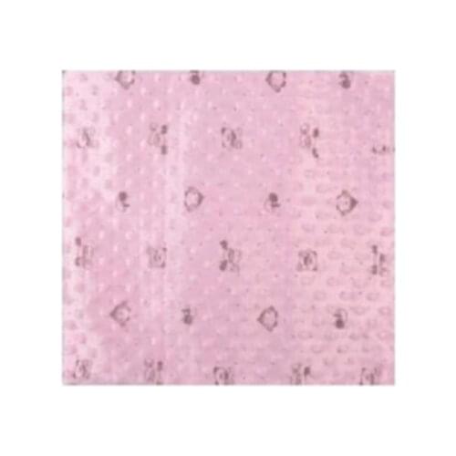 Patterned Lux Pink Chickpeas Blanket