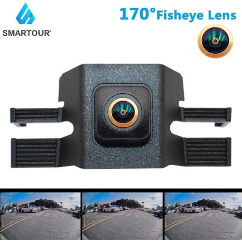 SMARTOUR Car Front View Parking Golden Camera For Toyota Highlander Premium Class 2018 Installed under the car logo water proof