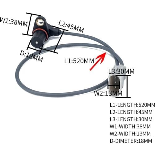 06a906433c Replacement Cars Crankshaft Position Sensor For Jetta Black