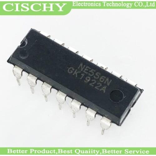 10pcs/lot NE556N NE556 556N DIP-14 In Stock