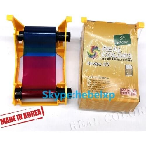 10Pieces ZXP3 Ribbon 800033-347 ymcKO half panel 400 Images Made in Korea For Zebra ZXP3 Printer