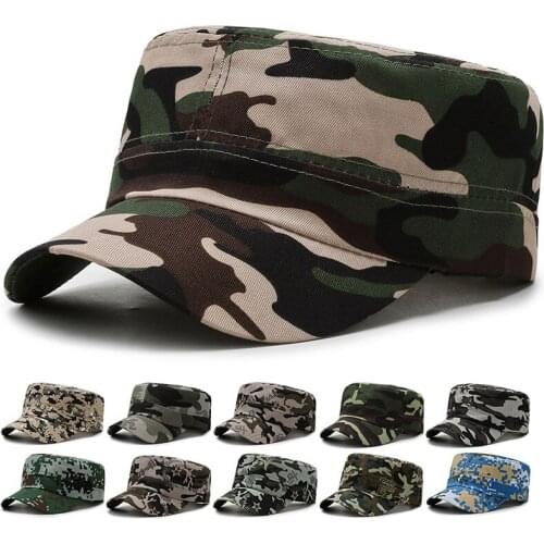 2021 Adjustable Cotton Plain Hat Summer Solid Baseball Caps Classic Vintage Travel Sport Military Cadet Hat Military Hats Sunhat