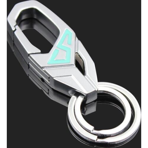 24 Pcs/Lot Key Chain for Lovers Metal Keyring Individual Keychains Woman Men Gifts Metal Car Key Ring Holder Bulk Wholesale
