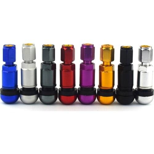 4pcs Aluminum Alloy Air Tire Valve Universal Automobile Tire Valve Stems Caps Tyre Wheel Round Cover Auto Accessories