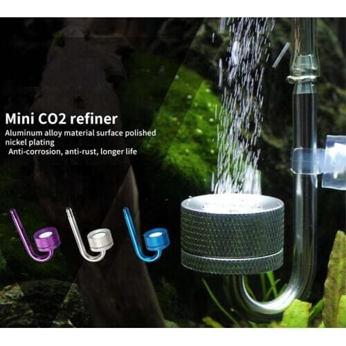 Aquarium CO2 Diffuser Glass Tank Bubble Atomizer Reactor Solenoid Regulator Moss CO2 Atomizer Fall resistant