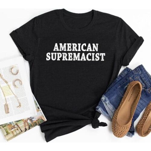 American Supremacist Pride GiftKeep Great Patriotic Shirt 4th of July Independence Day Short Sleeve 100% Cotton Vintage Tops y2k
