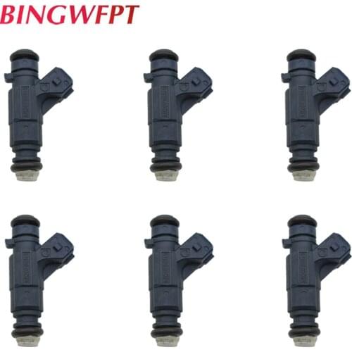 6PCS Fuel Injector Nozzle For Mercedes-Benz SLK320 W210 E320 E280 2.8L 3.2L V6 0280156014 A1120780149 1995-2004