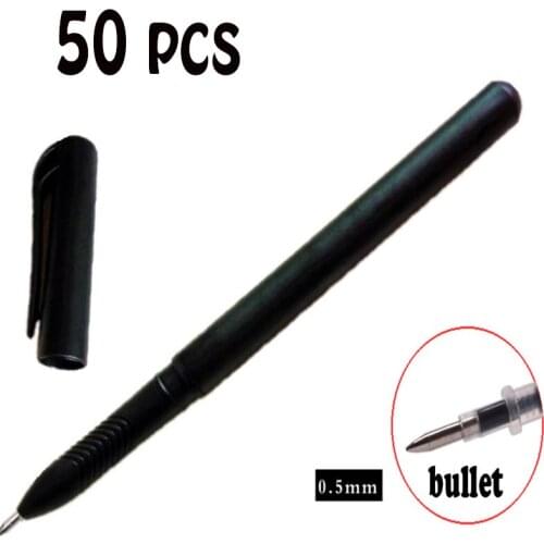 50 PCS MB Gel Ballpoint Pen For School Escolar Luxury Writing Supplies Commercial Boligrafos de marca lujo Caneta teacher gift
