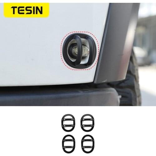 TESIN Lamp Hoods For Ford F150 Car Front and Rea Turning Light Lamp Decoration Cover Accessories For Ford F150 Raptor 2009-2014