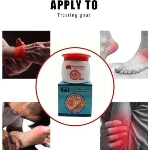 Hand Wrist Ankle Gout Pain Relief Ointment Treatment Plaster Thumb Cream Arthritis Toe Sore Bunion Foot Medical Chinese Joi P1T5