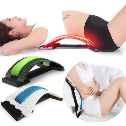 Fitness Equipment Back Massager Lumbar Protrusion Magic Lumbar Support Waist Neck Relax Mate Cushions Spinal Belt Dropshiping