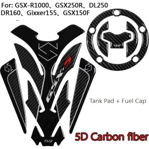 Fuel Tank Cap Decal Pad Sticker For GSX S1000F R600 R1000 S750 2017-2019