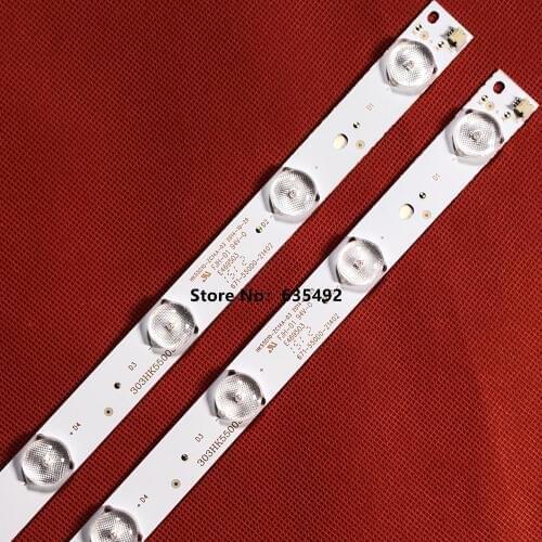 1lot=12pcs 100% new LCD TV backlight strip for 55CE5129H1 HK55D10-ZC14A-03 303HK550037 1PCS=566mm 10leds (1led=3v)