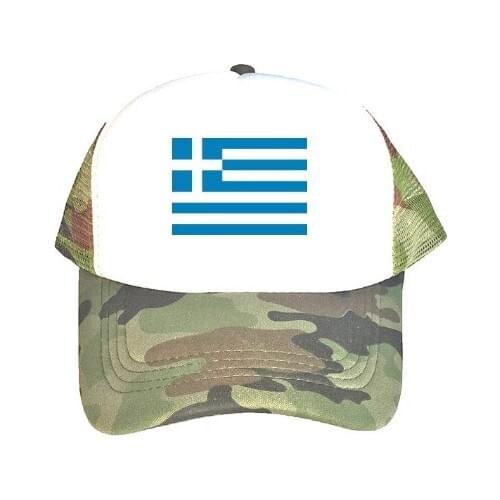 New Greece Flag Print Baseball Cap Fishing Caps Men Outdoor Hunting Camouflage Jungle Hat Airsoft Tactical Hiking Casquette Hats