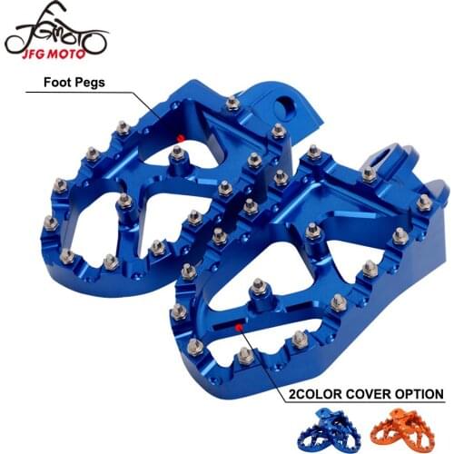 Motorcycle CNC Footrest Footpeg Foot Pegs For Husqvarna TC 65 85 125 TE FC FE FS 250 300 350 400 450 501 FE350S FE501S