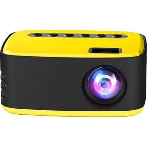 T20 Mini Portable Mini Home Theater Projector 3D High Definition 1080P LED Cinema For Earphones Computers Set‑top Boxe